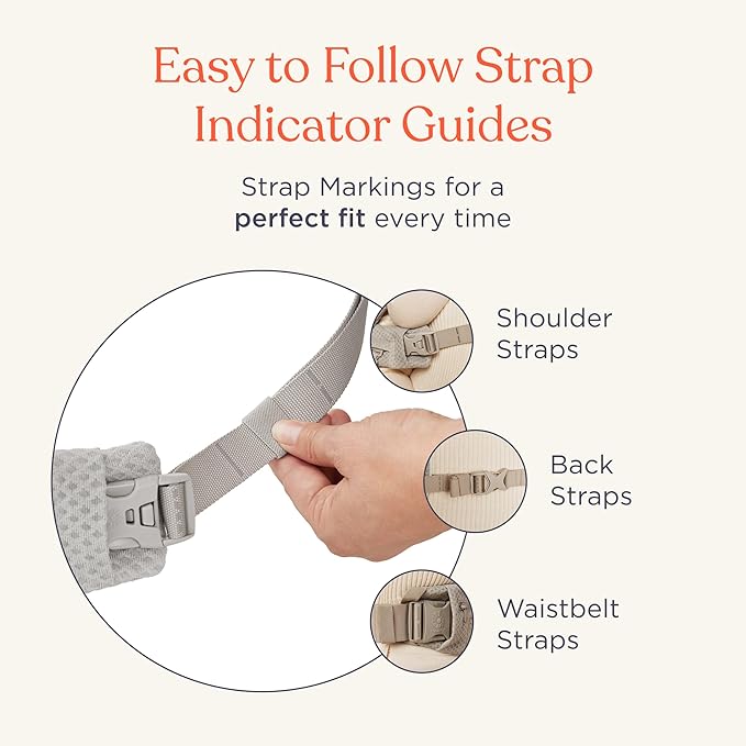 Ergobaby Omni Deluxe Baby Carrier Newborn to Toddler - Breathable Baby Carriers for Summer - All-Position Carrier with Enhanced Lumbar Support & Airflow (7-45 Pounds), Cotton, Midnight Blue