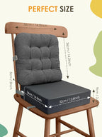 Booster Seat for Kitchen Chair, Adjustable Washable Safety Belts Toddler Booster Seats, PU Non-Slip Kids Dining Table Booster Seat, Portable Travel Increasing Cushion for Baby Child Kid Boy Girl