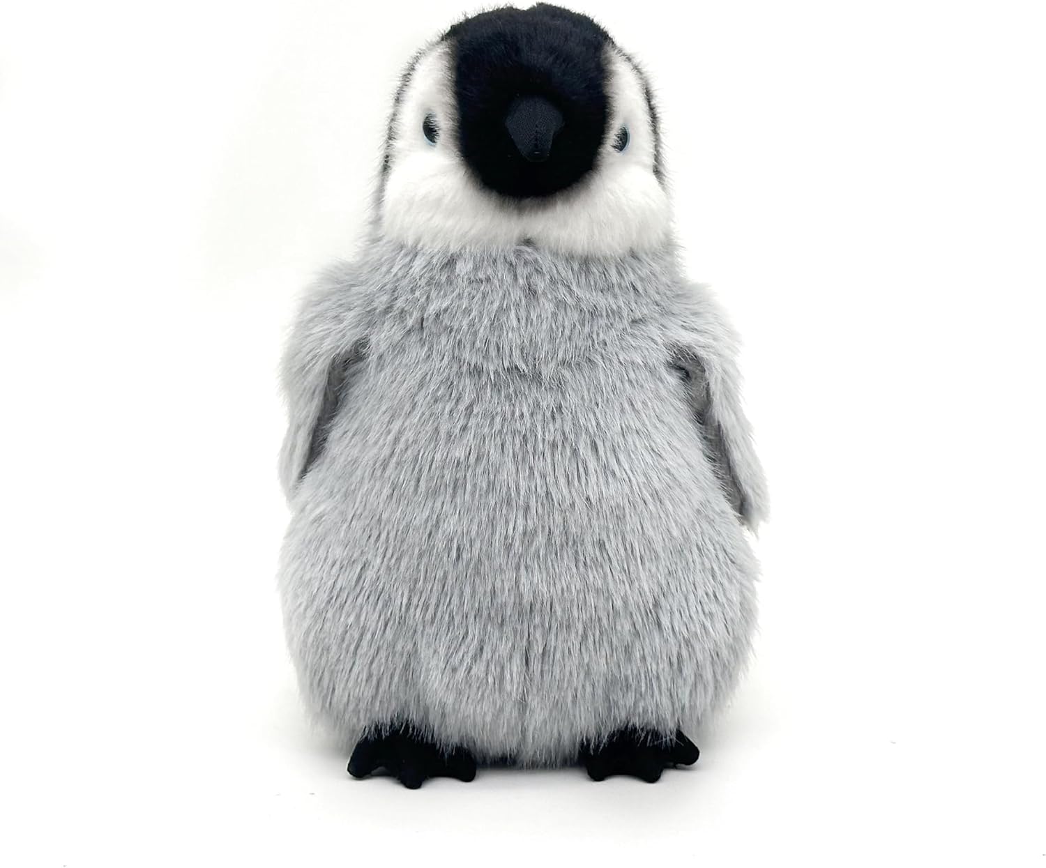 Realistic Baby Penguin Stuffed Animal 10" - Flapping-Wing Penguin Plush Interactive Toy for Kids (Squeeze Belly to Play)