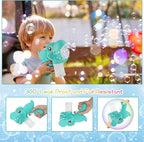 Onory 1 Pack Bubble Gun Machine for Kids, Bubble Gun with Bubble Solutions for Boys Girls, Bubble Blaster for Summer Toy, Party Favors, Outdoor & Indoor Activity, Birthday Gift, Bubble Blower