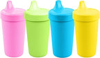 Re-Play Sippy Cups for Toddlers - 10 Oz. Reusable Spill Proof Cups for Kids, Dishwasher/Microwave Safe - Made in USA - Set of 4-3.13" x 6.25" - Easter