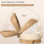 Evorie Tritan Spill Proof Toddler Straw Sippy Cup, 10 oz for Baby and Toddlers 1-3 Years Old, No Spill Straw Water Bottle with Removable Handles, Ideal for School, BPA-Free, Capybara (NEW)