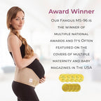 Gabrialla Made in USA Pregnancy Belly Band, Soft & Breathable Maternity Belly Band – Pregnancy Belt for Back, Pelvic & Waist