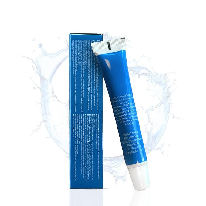 Silicone Scar Gel, Advanced Scar Cream treating for New and Old Scars, Surgical Scars, Burn Scars, Stretch Marks, Acne Scars, Dark markings, Keloid Removal 0.70 oz (2tube)