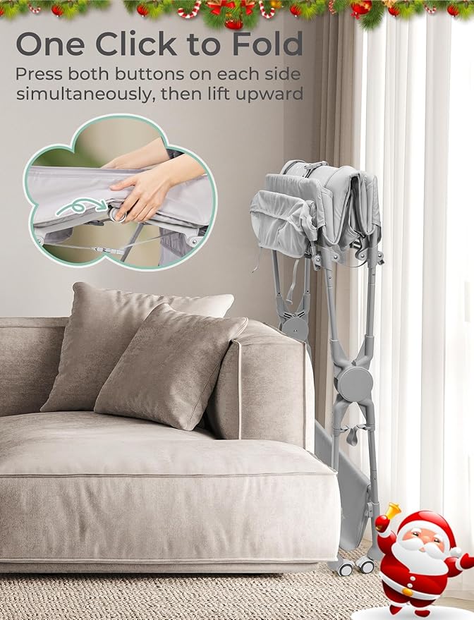 Baby Changing Table, Folding Changing Table with Heating Function, Waterproof Diaper Changing Station with Adjustable Height, 2 Drawers, Portable Baby Changing Station for Infant, Nursery, Newborn