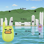 Qniglo Walkie Talkies for Kids - 2 Pack Rechargeable, Christmas & Birthday Gifts for Boys & Girls Age 3-12, Long Range Kids Walkie Talkies with FM Radios for Family Adventure Camping & Spy Games