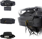 Stroller Caddy Double Stroller Organizer with Cup Holder Phone Pocket Changing Mat Straps Mounted 2 x Stroller Water Bottle Holder