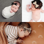 Baby Girl Headbands and Bows, Newborn Infant Toddler Nylon Elastics Hairbands Hair Accessories (Forest)