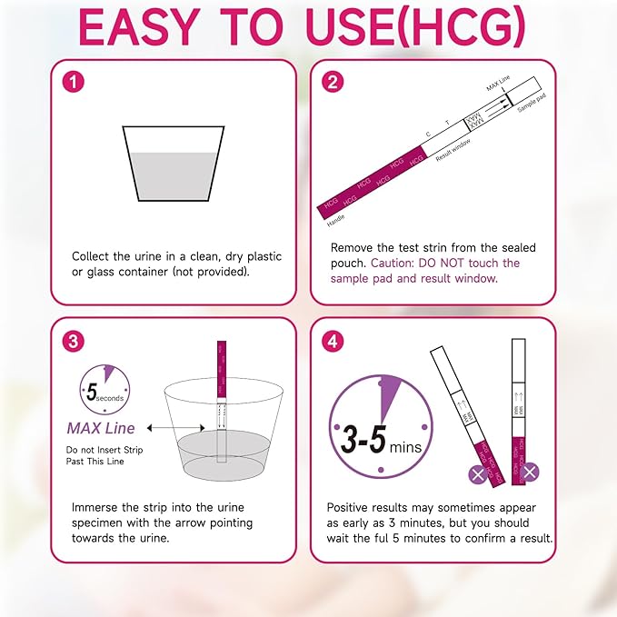 Ovulation Test Strips and Pregnancy Test Strips Kit, Ovulation Strips Tracker Fertility Test for Women, 50 LH Test + 20 HCG Test + 1 Reusable Urine Cup, Ovulation Predictor Kit for Home
