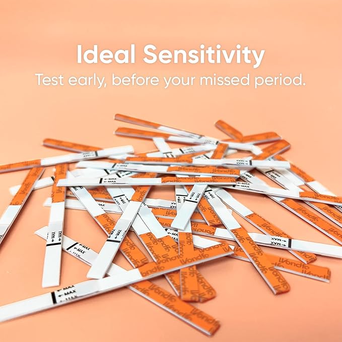 Wondfo Pregnancy Test Strips - HCG Detection 25 MIU/ml, Home Test of Reliable Result - 25 Count