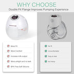 Electric Breast Pump - Lightweight, Portable, & Hands-Free with Baby Mouth Technology - BPA-Free, 4 Modes, 9 Levels - Elevate Your Breastfeeding Style with Mammanuwa S32