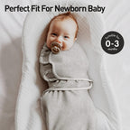 Organic Baby Swaddle Sleep Sacks, 2-Pack Swaddles for Newborns Baby Essentials, Infant 0-3 Months, 100% Cotton Soft & Snug Adjustable Wrap Nursery Swaddling Blankets Improves Sleep