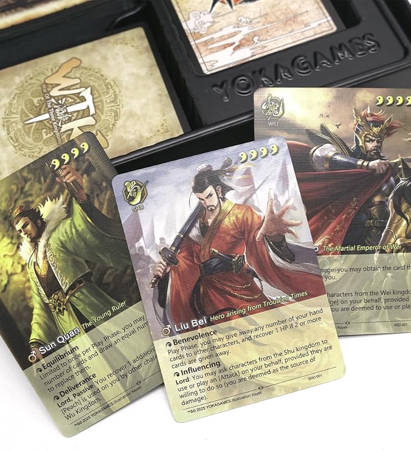 War of The Three Kingdoms sanguosha - Standard Edition Strategy Games Card Board Games for Adults Warlord Game, Chinese History, 2 to10 Players (Standard Edition)