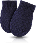 Baby Knit Mittens Toddler Boys Girls Gloves Winter Infant Newborn No Scratch Mitten 0-3 Years