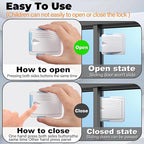 Sliding Door Lock 6 Pack, Child Safety Lock For Sliding Glass Doors, Easy To Install, Keeps Your Baby Out Of Danger, For Sliding Glass Doors, Sliding Windows, Sliding Closets, Etc (Blue)