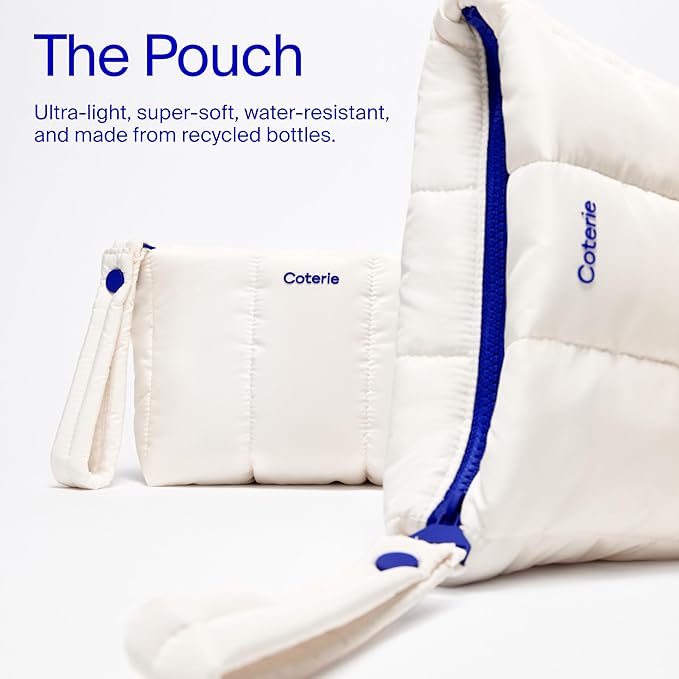 Coterie The Newborn Gift Set, Size Newborn Diapers (31 Count) & Size 1 (33 Count), 1 Travel Size Pack Baby Wipes (18 Count), Plant Based Materials, Hypoallergenic for Sensitive Skin, Baby Essentials