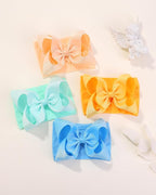 doboi Baby Girl Hair Bows and Nylon Headbands Set - 20PCS Infant Toddler Accessories With Big Bows