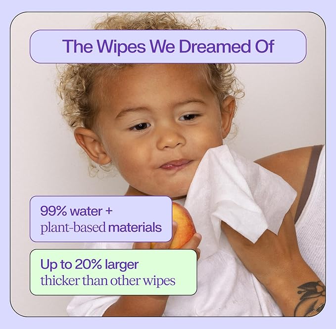 Freestyle Soft Jumbo Baby Wipes, Hypoallergenic and Unscented, Water-Based Wet Wipes for Babies, Finely Suited for Sensitive Skin, Thick & Oversized, Pack of 6, 72 Wipes Per Pack