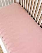 Crib Sheets Neutral - Fitted Baby Crib Sheets Bed for Girl Boy - 2 Pack Standard & Toddler Mattress (Juliette) - Buttery Soft Organic Cotton Blend