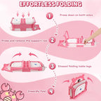 Baby Bathtub,Collapsible Baby Bath Tub with Thermometer & Soft Floating Cushion,Portable Travel Baby Bathtubs for Newborns to Toddlers 0-36 Months(Crab Green)