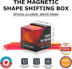 Shashibo Shape Shifting Box - Award-Winning Fidget Toy w/ 36 Rare Earth Magnets - Fidget Cube Transforms Into Over 70 Shapes, Sensory Toy Gift for Kids, Teens, and Adults (Optical Ilusion)