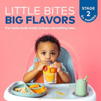 Plum Organics Stage 2 Organic Baby Food - Apple, Blackberry, Coconut Cream, and Oat - 3.5 oz Pouch (Pack of 12) - Organic Fruit and Vegetable Baby Food Pouch