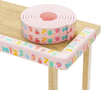 Edge Protector for Baby 6.5ft Soft Protective Foam Cushion Furniture Edge and Corner Guards Baby Child Proofing Cartoon Digital Pattern Odorless Safe for Table,Fireplace,Countertop