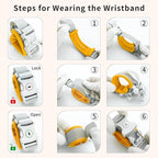 Toddler Leashes + Anti Lost Wrist Link for Kids, 4 in 1 Kid Harness Backpack Leash for Girls Boys, Reflective Kids Anti Lost Leash Cute Baby Harness Belt Strap Foldable Child Safety Leash for Park Zoo