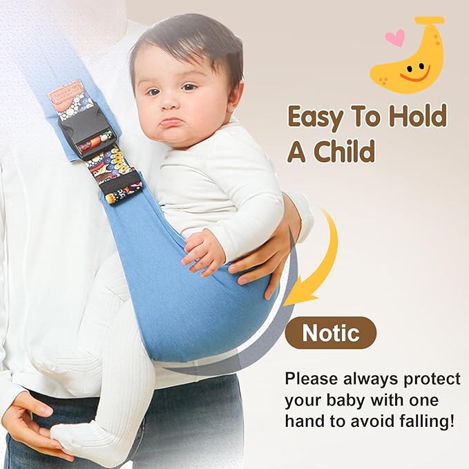 Baby Sling Carrier,Toddler Carrier, 2025 New Baby Sling,Portable and Lightweight Sling,Non-Slip Hip Seat Carrying 10-30lbs(Leopard Print)