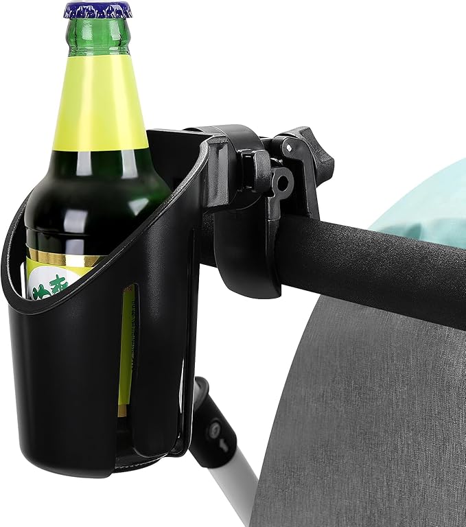 Accmor Universal Cup Holder, Stroller Cup Holder, 360° Rotatable Large Caliber Designed Bottle Holder for Stroller, Bike, Wheelchair, Walker, Scooter