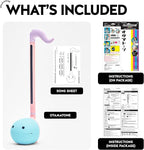 Otamatone Japanese Electronic Musical Instrument Portable Music Synthesizer from Japan by Maywa Denki Educational Fun Gift for Children, Teens & Adults - Black Blue Unicorn Set