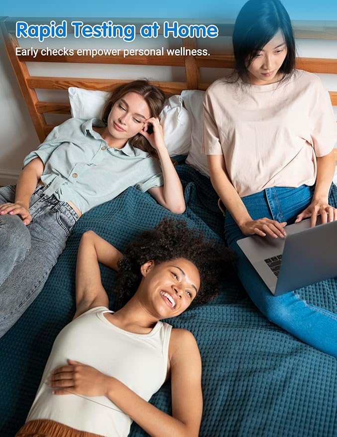 10 Pack UTI Test Strips, Urinary Tract Infection Test Kit for Women Men, Accurate Result in 2 Minutes, Monitor Bladder Health at Home, Clinically Tested, Easy to Grip, Individually Wrapped