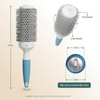 Medium Round Brushing Brush - Ceramic Hair Brush for a Smooth Salon Style Look - Professional Brushing Brush Ideal for All Hair Types - 43 mm