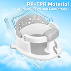 Baby Bath Seat for Babies 6 Months & up,Baby Bathtub Chair,Non-Slip Toddler Bath Support,Sit Up Bath Seat for Baby,Safe Infant & Newborn Bathtub Chair with Soft Cushion,Gray