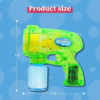 JOYIN 3 Packs Bubble Guns with 3 Solutions, Automatic Bubble Maker Blower Machine for Kids, Party Favors, Summer Toy, Birthday, Outdoor & Indoor Activity, Easter