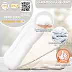 Baby Lounger - Snuggle Cozy Me Infant Lounger for Newborns | Flannel Cover, Breathable Soft, Portable Awake-Time Pad, Essential Baby Gift - White