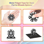 Fidget Desk Toys for Ferris-Wheel-Spinner: 4mins Kinetic-Metal-Spinner, Cool-Gadgets Stuff for EDC-Toy Kid Children Teen Adult ADHD Tools, Stress Relief for Office Home School Christmas