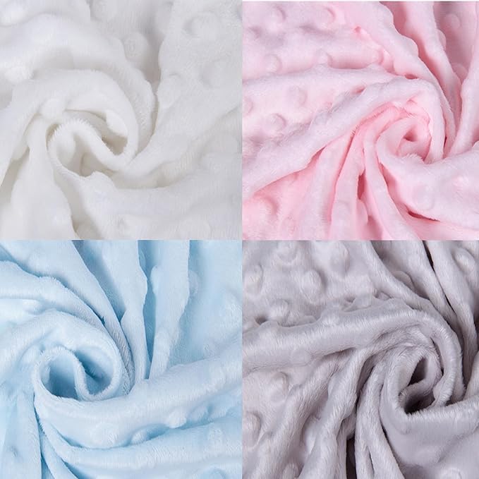 Custom Name Baby Blanket for Girls, Personalized Flannel Blanket with Dotted Backing, Soft and Cozy Swaddle Blanket for Infants and Toddlers, Elephant Love Theme