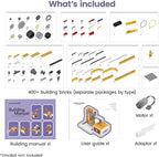 Creator Kit for VinciBot Robotic with 434+ Building Blocks & 20 Building Cases for Kids School STEM Education Class, DIY Science Experiment Kit for Kids Ages 8-12