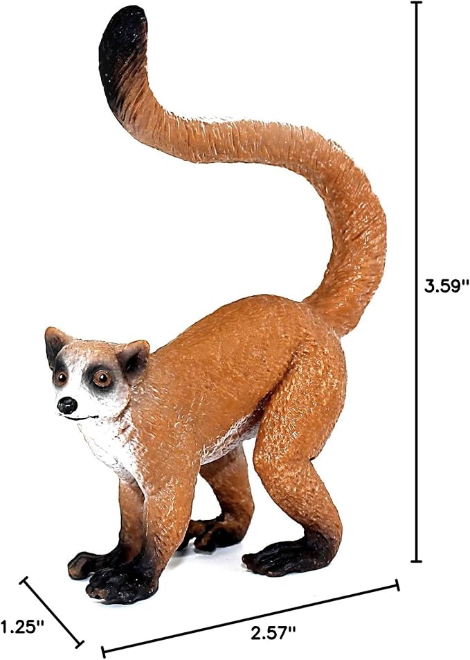 FUNSHOWCASE African Jungle Animals Meerkat Walking Toy Figure Realistic Plastic Figurine Height 2.6-inch