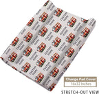 Personalized Baby Crib Bedding Set – Fire Truck Theme Nursery Bedding Sets 3 Piece with Custom Name Blanket, Fitted Crib Sheet & Changing Pad Cover – Ideal Newborn Gift for Boys