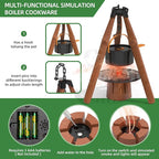 Kids Camping Set – an Indoor/Outdoor Pretend Play Adventure kit Featuring a Tent, Oil lamp, Stove, and More. Perfect for Ages 3+