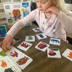 CreateOn Eric Carle Brown Bear with Polar Bear Bonus Set Magnetic Tiles, Building Set for Kids, Magnetic Building Toys for Kids, STEM Toys for Boys and Girls Ages 3+, 24 Piece