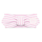 Creative Knitwear Colorado State Rams Infant Girls Pink/White Striped Hair Knot Headband Embroidered Logo - Size Newborn - 4T