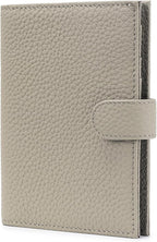 RFID Passport Holder Travel Wallet for Women, Leather Passport Cover Wallet with Card Holders SIM Slots,Zippered Coins Pocket and Cash Slot Slim Compact Travel Wallet (Eephant Grey)