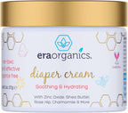 Era Organics Baby Powder & Healing Ointment & Diaper Cream – Gentle, Soothing Relief for Newborns, Infants & Toddlers – Eczema, Rashes, Cradle Cap & Chafing Protection