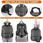 Mactso Stroller Travel Bag Compatible with GB Pockit Air Plus All Terrain and GB Pockit + All City, Lightweight Stroller Travel Backpack for Airplane (Grey, L)