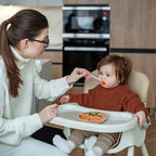 Toddler Plates 3 Pack, Divided Suction Plates for Baby, 100% Food Grade Silicone Baby Plates, Non-Slip, Baby Led Weaning Supplies, Microwave & Dishwasher Safe