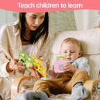 Toddler Girl Toys Talking Flash Cards, 296 Sight Words Speech Therapy Autism Learning, Montessori Educational Toys 1 2 3 4 5 Years, Gifts for Girls with Clear Sound & Thick Cards