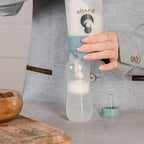 Formula Dispenser - Replaces Hand Scooping - Add Desired Amount with a Few clicks - Baby Formula Container to go - 10ounces Baby Milk Powder Storage - for Home & Travel